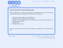 Tablet Screenshot of cpd-sa.org